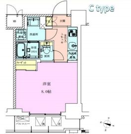 清澄白河レジデンス参番館 203 間取り図