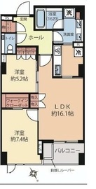 プレミスト南青山 3階 間取り図