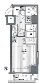 グランド・ガーラ麻布十番 4階 間取り図