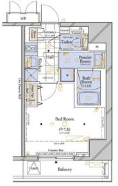 コンシェリア白金台 5階 間取り図