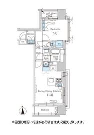 パークアクシス上野・稲荷町 205 間取り図