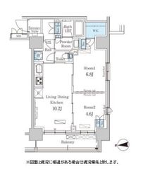 パークアクシス上野・稲荷町 1303 間取り図