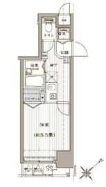 アヴァンティーク銀座2丁目 6階 間取り図