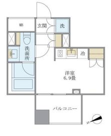 ブリリアイスト銀座東 902 間取り図