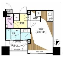 クオリア広尾 11階 間取り図