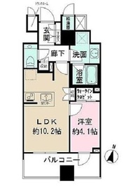 ザ・レジデンス平河町 4階 間取り図