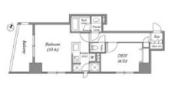 CAVANA八丁堀 (カバナ八丁堀) 802 間取り図