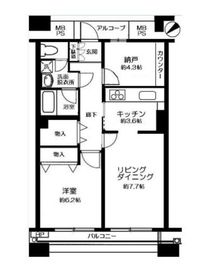 晴海ビュータワー（晴海アイランドトリトンスクエアビュータワー） 19階 間取り図