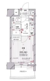 パレステュディオ中目黒 9階 間取り図