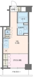 MFPRコート麻布十番 703 間取り図