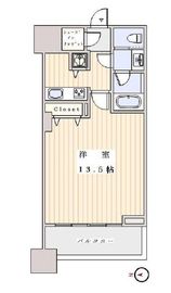 コンシェリア西新宿タワーズウエスト 10階 間取り図