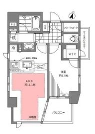 渋谷フィモード 701 間取り図