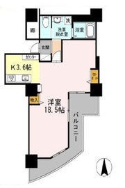 品川シーサイドビュータワー2 1804 間取り図