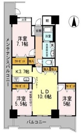 品川シーサイドビュータワー2 601 間取り図