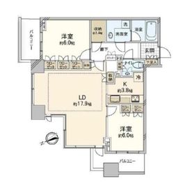 シティタワー高輪 11階 間取り図