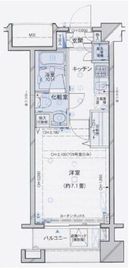 パレステュディオ神楽坂シティタワー 6階 間取り図