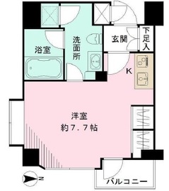 プラムハウス芝公園 1102 間取り図