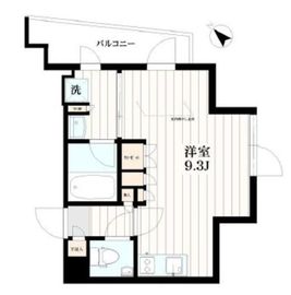 プレミスト新宿山吹 8階 間取り図