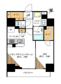 シティハウス四谷三丁目 6階 間取り図