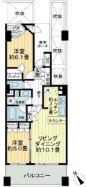 グランアルト豊洲 16階 間取り図