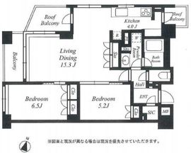 プラネスーペリア代々木参宮橋 4階 間取り図