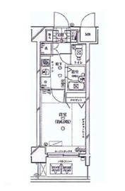 ガリシア早稲田 4階 間取り図