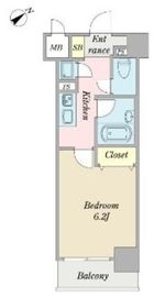 プロシード都立大学 403 間取り図