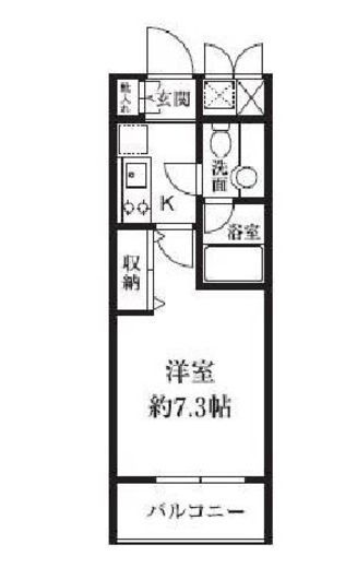 HF東新宿レジデンス 1301 間取り図