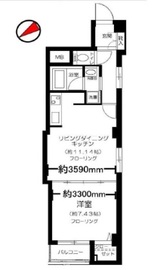 レガリアタワーレジデンス 2階 間取り図