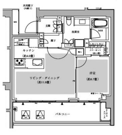 ザ・パークハウス広尾羽澤 4階 間取り図
