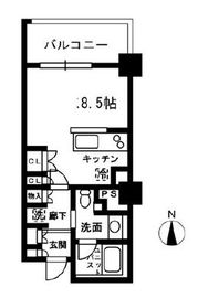 レジディア中落合 C202 間取り図