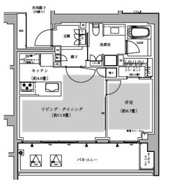 ザ・パークハウス広尾羽澤 3階 間取り図