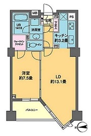 カスタリア高輪 311 間取り図