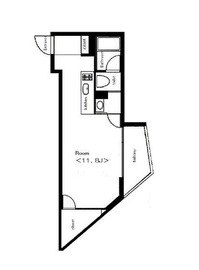 アーデン芝公園 1106 間取り図