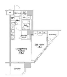 コンフォリア南砂町 1512 間取り図