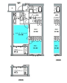 ザ・パークハウス広尾羽澤 3階 間取り図