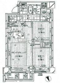 ブランズ六本木 3階 間取り図