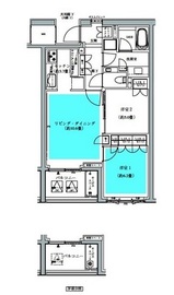 ザ・パークハウス広尾羽澤 4階 間取り図