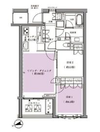 ザ・パークハウス広尾羽澤 3階 間取り図