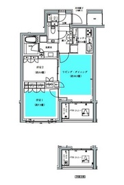 ザ・パークハウス広尾羽澤 3階 間取り図