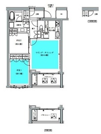 ザ・パークハウス広尾羽澤 4階 間取り図