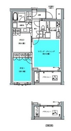 ザ・パークハウス広尾羽澤 3階 間取り図