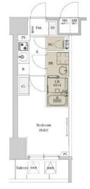 ディームス品川戸越2 310 間取り図