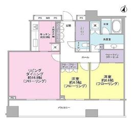 ブランズ ザ・ハウス一番町 5階 間取り図