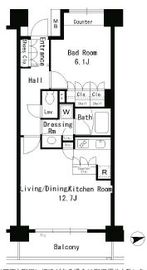 パークアクシス文京ステージ 414 間取り図