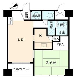 グランドメゾン田町 7階 間取り図