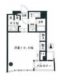 エクシーナ四谷 603 間取り図