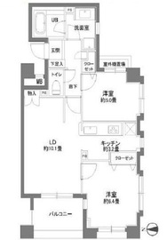 カスタリア本所吾妻橋 302 間取り図