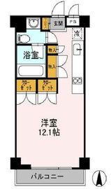 カスタリア目黒鷹番 504 間取り図