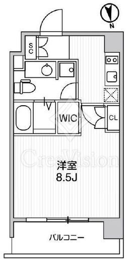 アーデン麻布十番 303 間取り図
